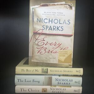 4 Novels by Nicholas Sparks (Hardcovers) - Including Exclusive Ed. Every Breath